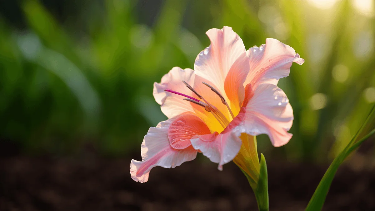 Як вирощувати та доглядати за гладіолусом Абіссінії (Gladiolus callianthus)